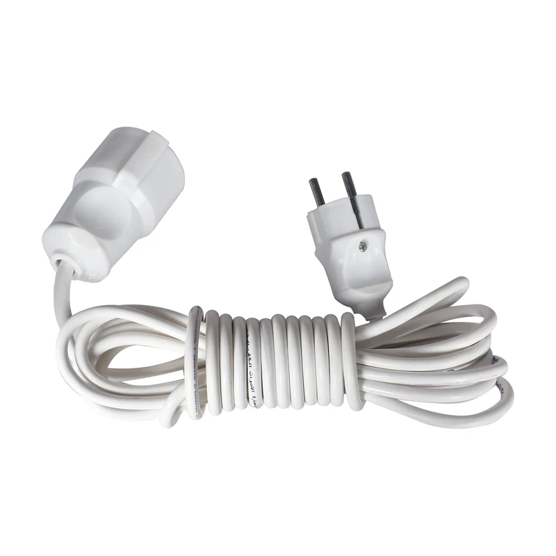 صورة وصلة كهرباء 16 أمبير أبيض 6 متر