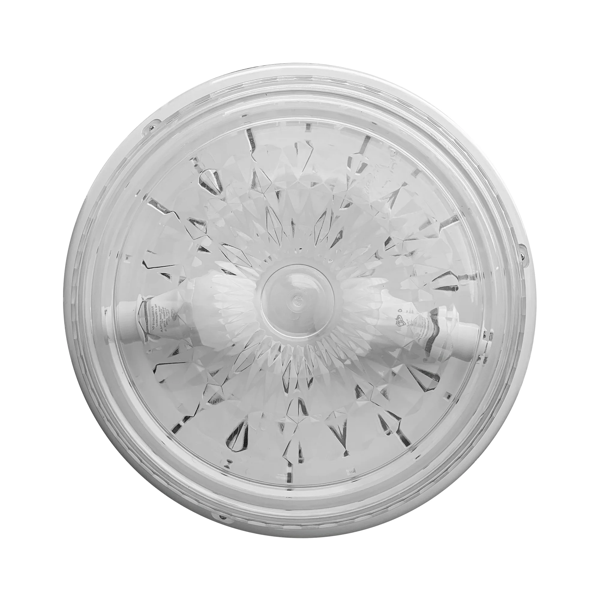 كشاف ديكور 2 لمبة موفرة 38 سم ابيض أوبال